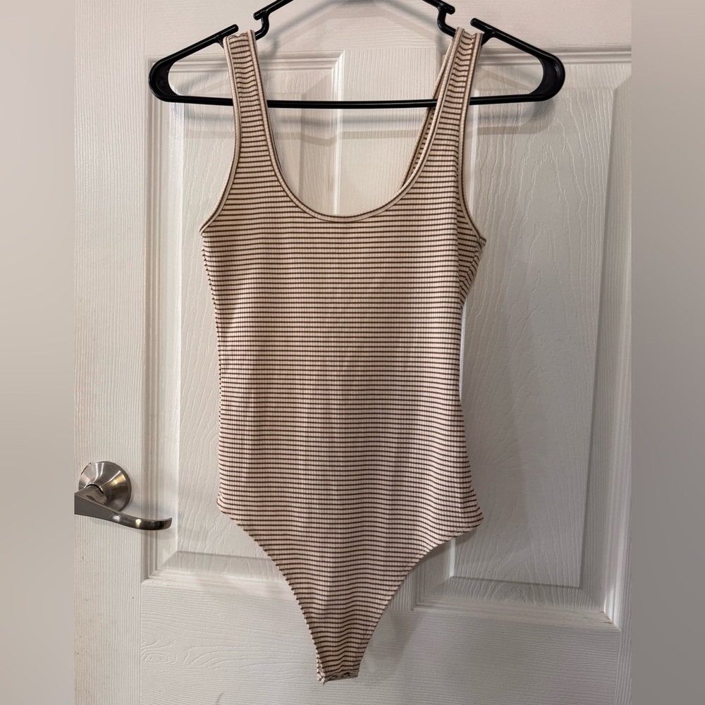 AE Striped Ribbed Bodysuit